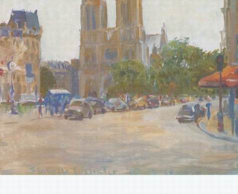 Paris Scene oil painting